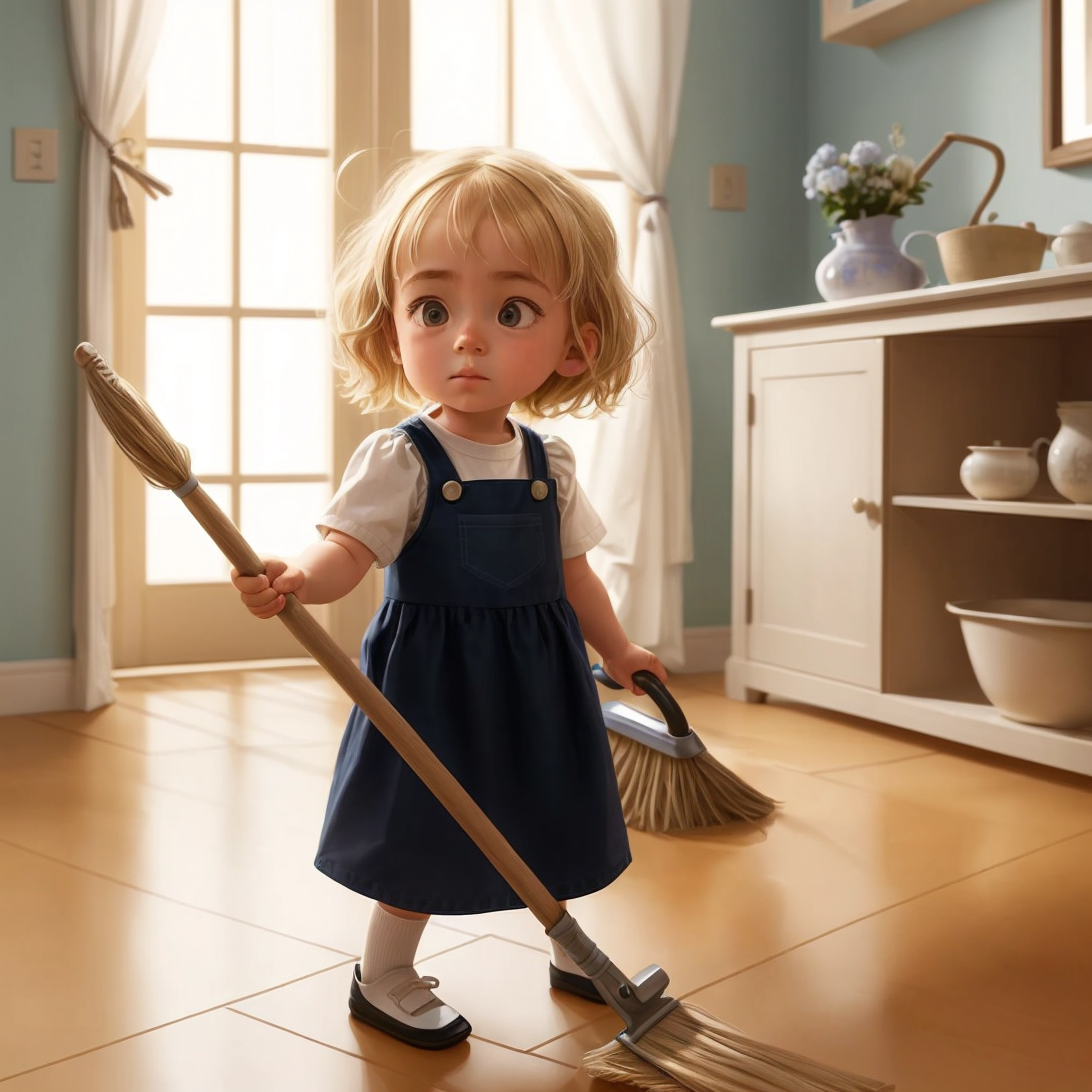 Agnes začíná s péčí o domácnost