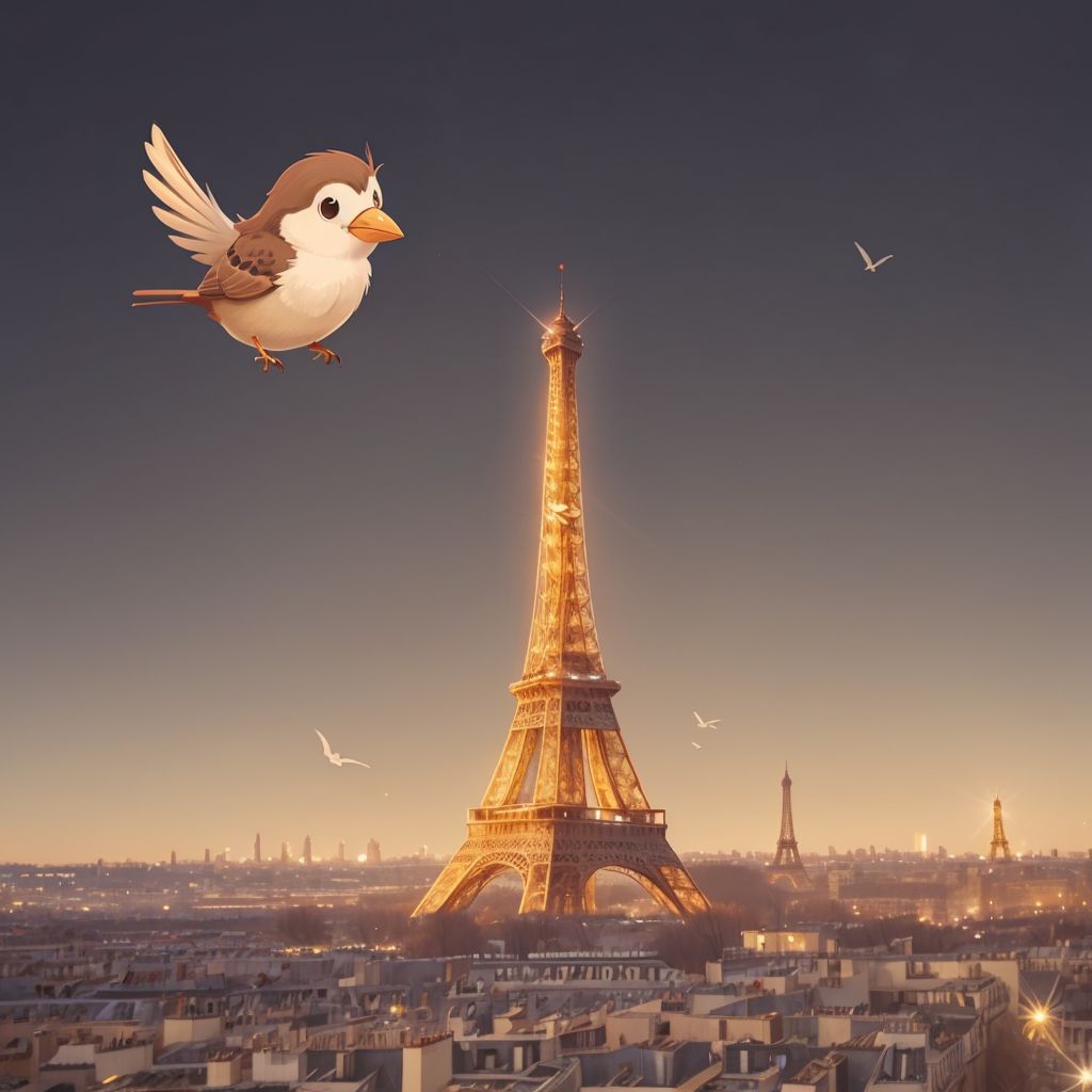 Bobbie the Sparrow's World Adventure: Paris, Tokyo, and Egypt!