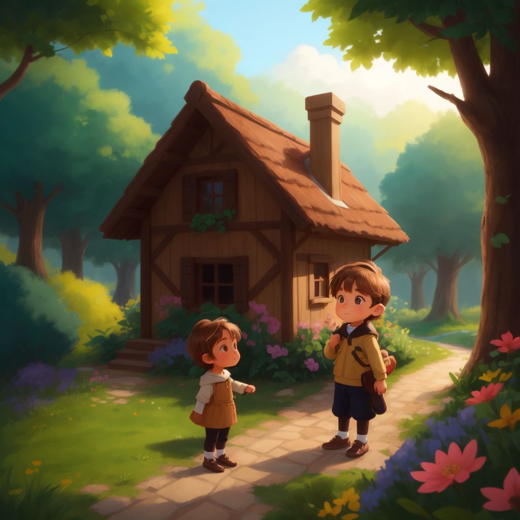 Emma And Lucas Find The House With The Magical Door