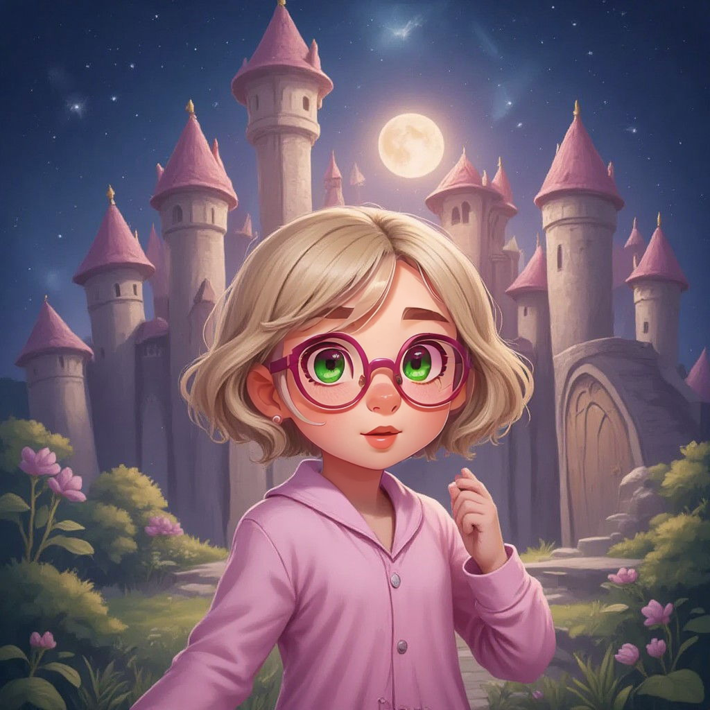 Het Magische Kasteel in de Nacht