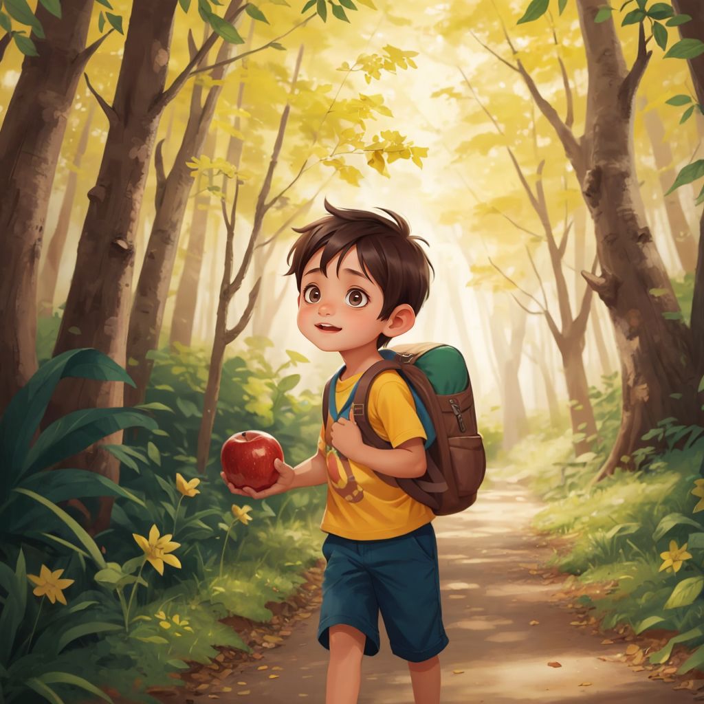 Rahul’s Alphabet Adventure in the Forest 🌳🐾