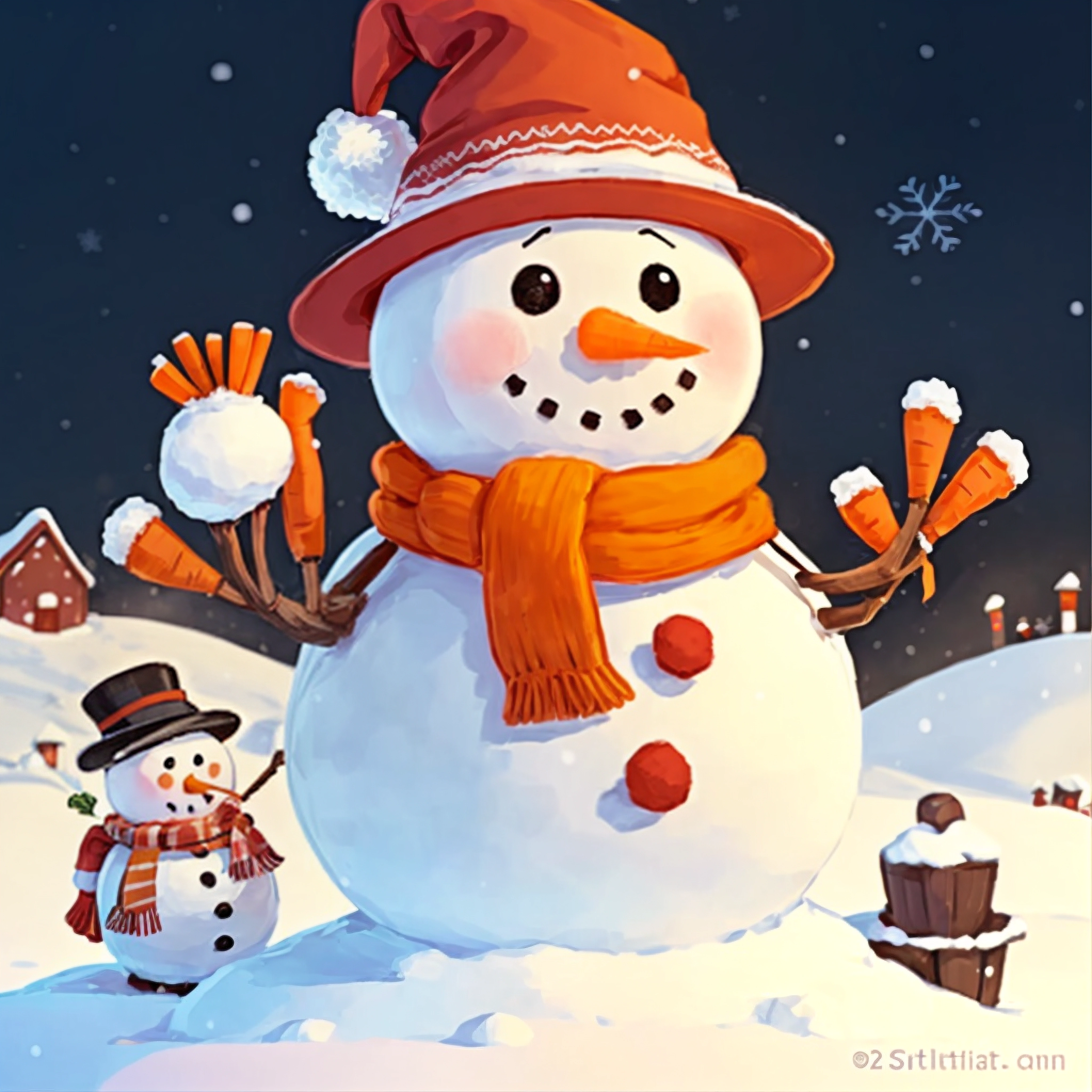 The Lucky Snowman