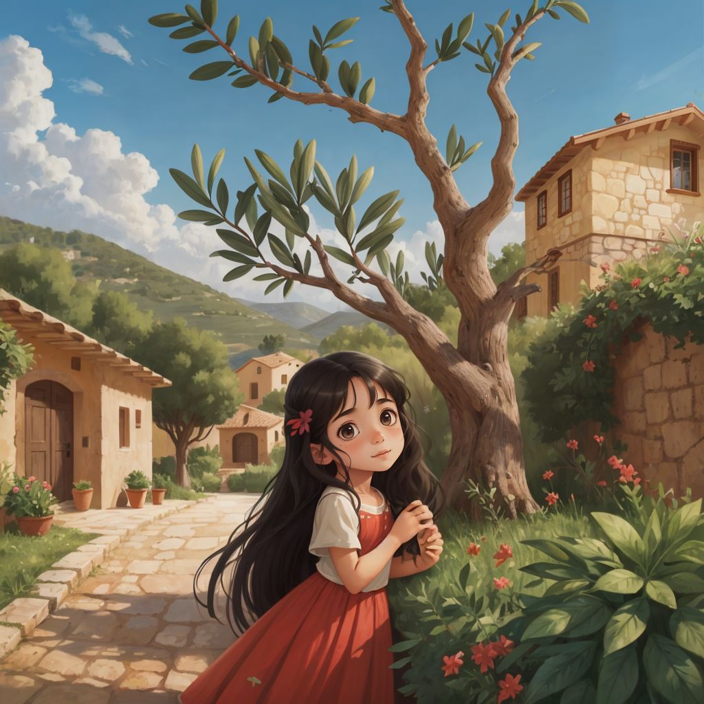 The Olive Tree  In The Yard